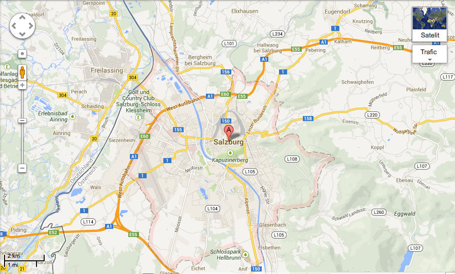 salzburg harta
