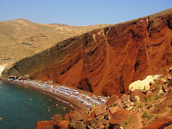 plaja rosie santorini