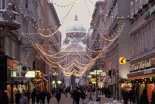Christmas Decorations on Kohlmarkt
