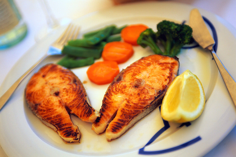 Grilled Fish Entree in Barcelona