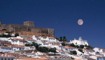 Full Moon Over Mertola, Portugal
